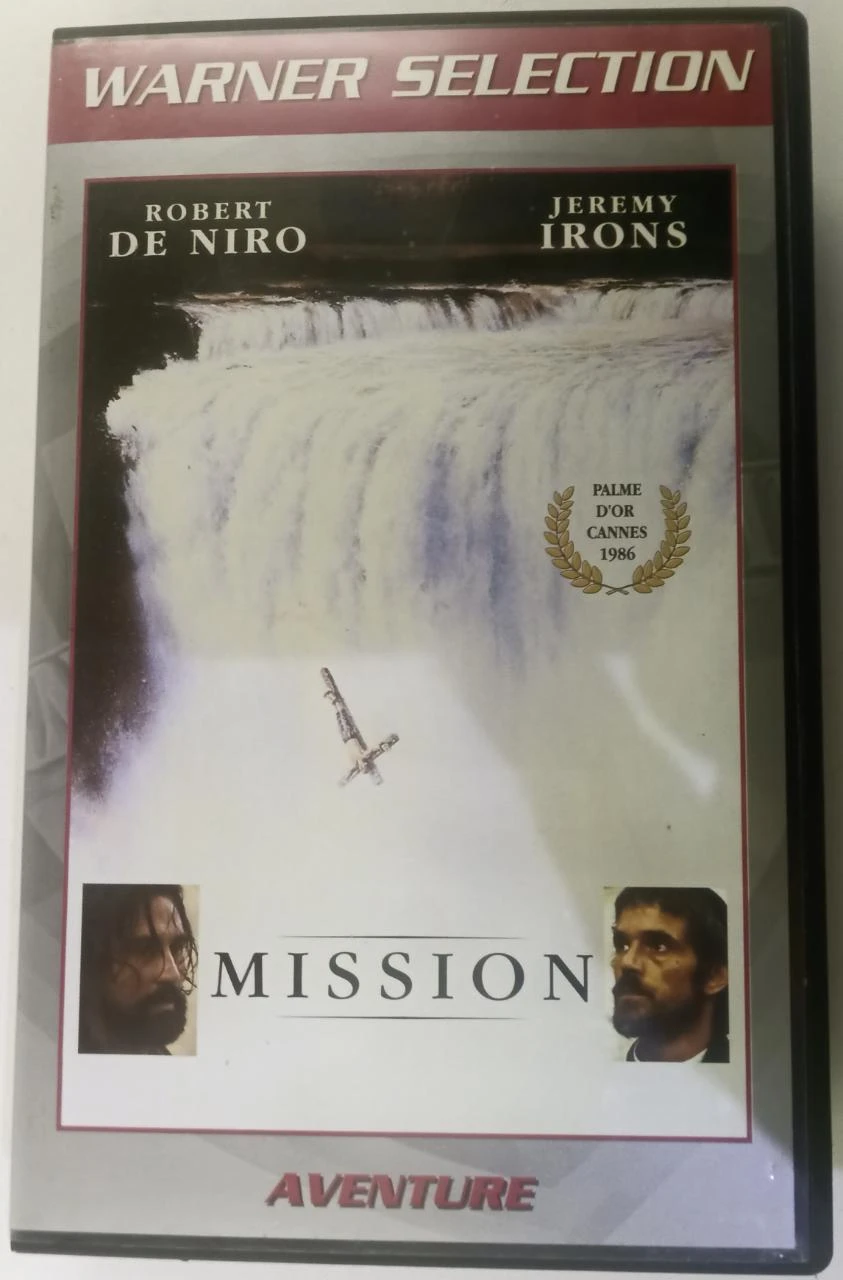 Mission Robert De Niro et Jeremy Irons en VHS
